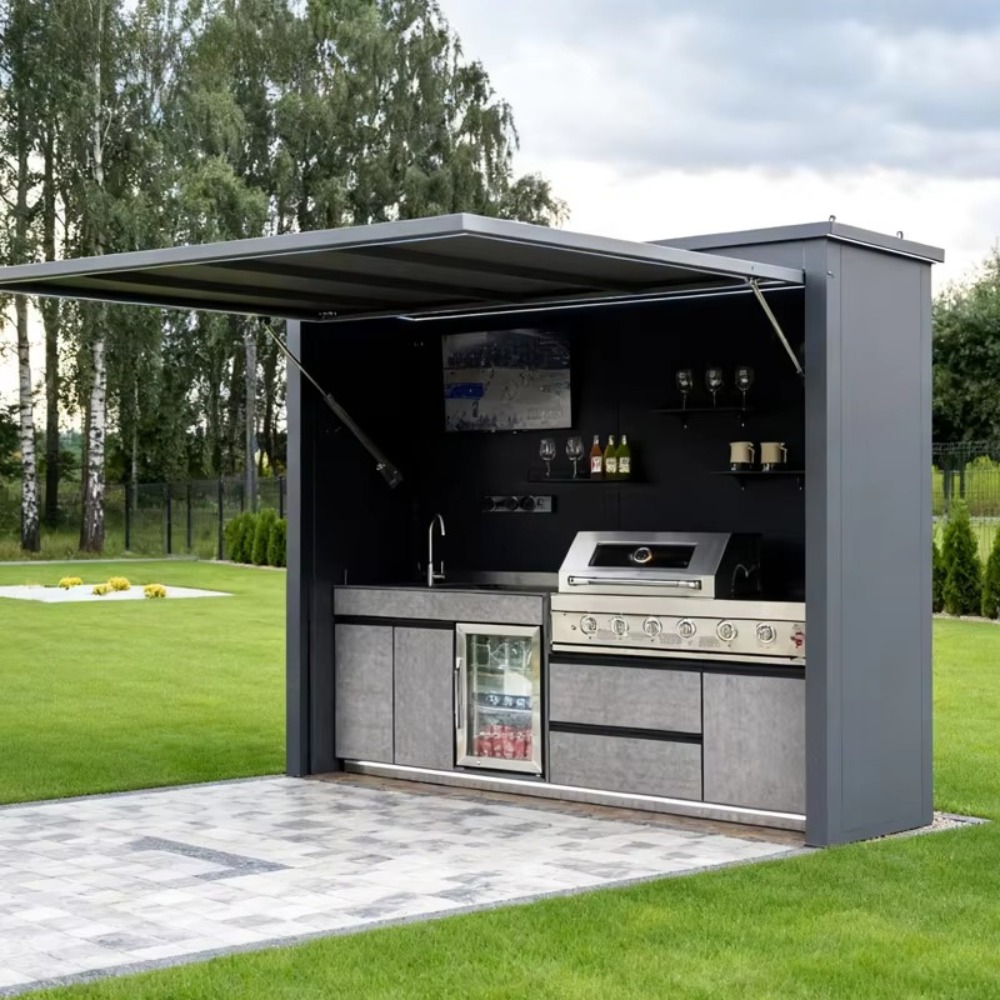 Camping Cooking Canopy - 알루미늄 호텔 상업용 바베큐 그릴 주방