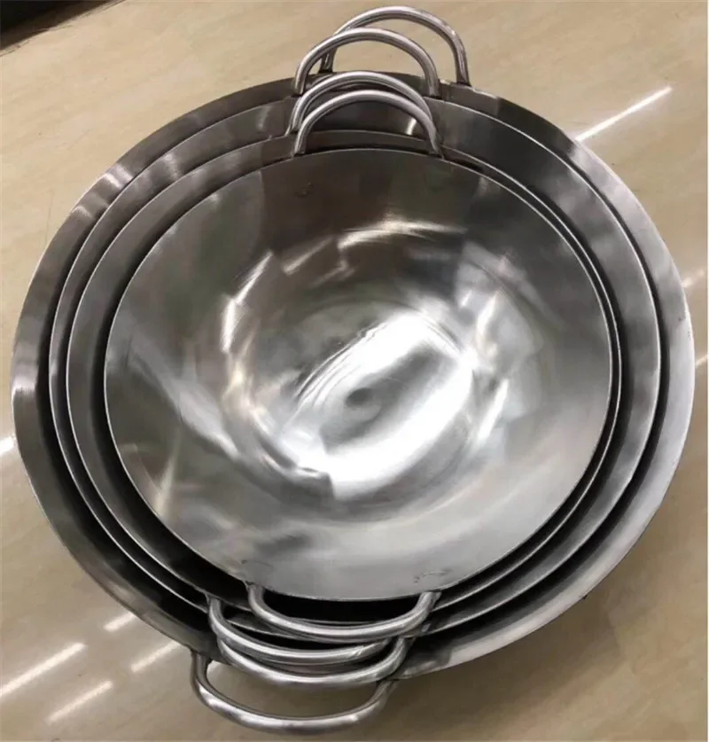 Camping Cooking Without Gas - 304 스테인리스 스틸 웍 50 60