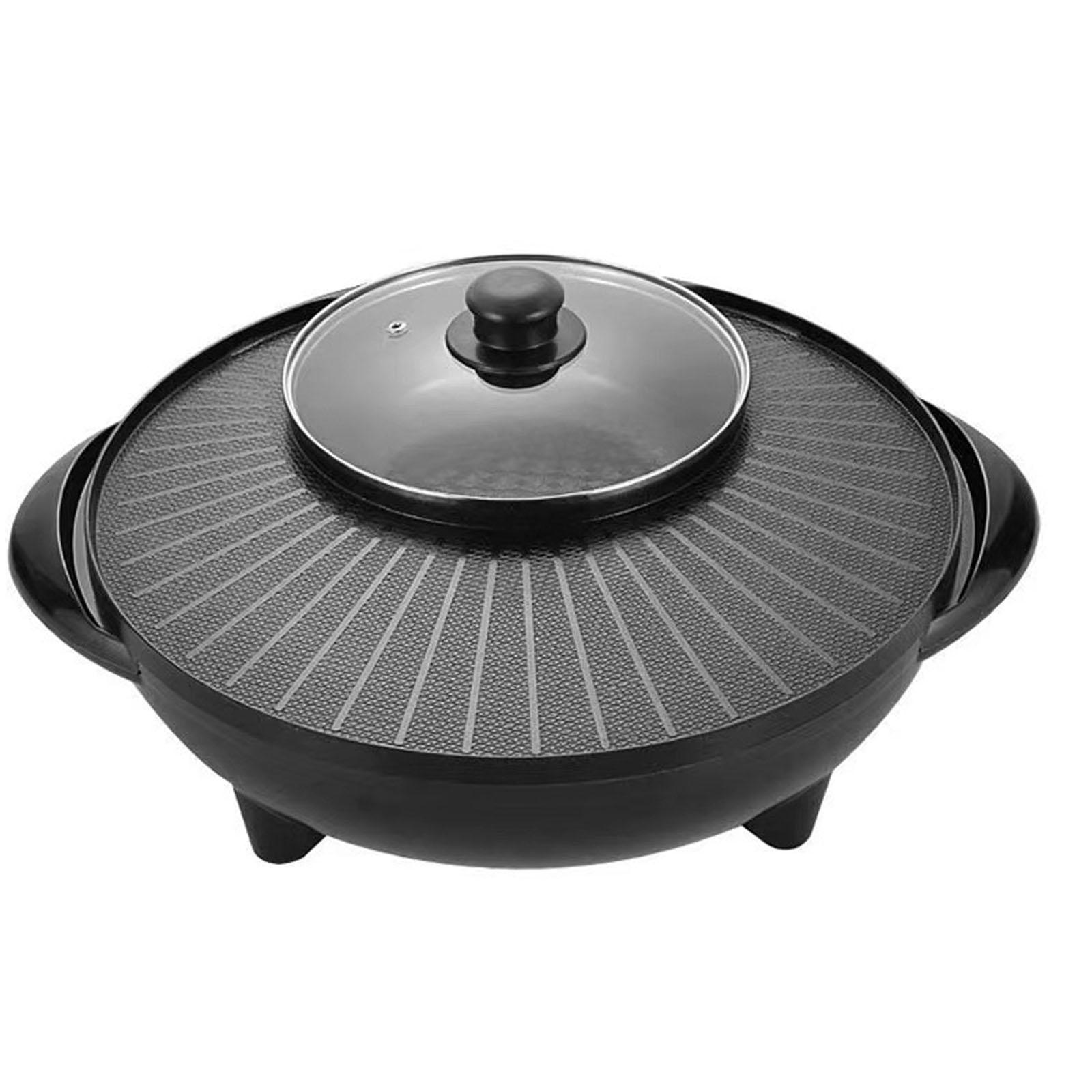 Camping Cooking Range - 전기 그릴 겸용 샤브샤브 냄비, 바베큐