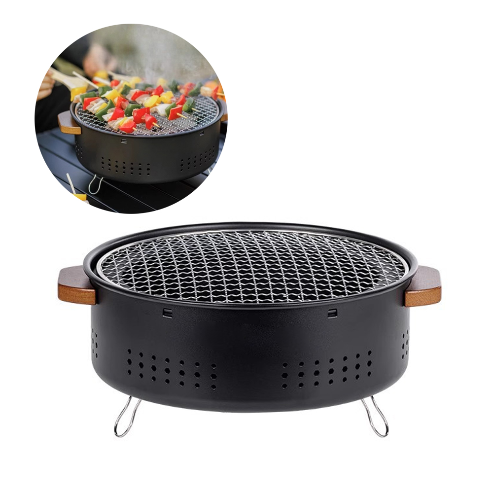 Camping Cooking Range - 캠핑 장비 야외 바베큐 그릴 원형