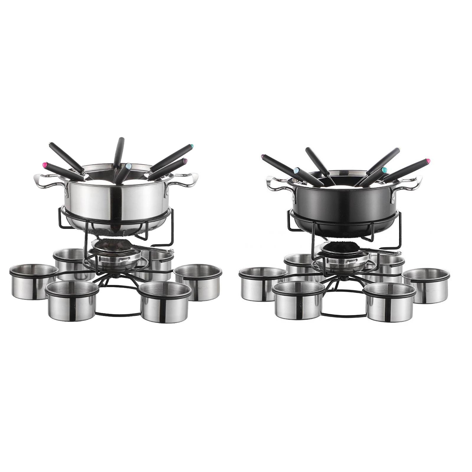 Camping Cooking Pot Set - 퐁듀 냄비 세트 요리 스토브 두꺼운