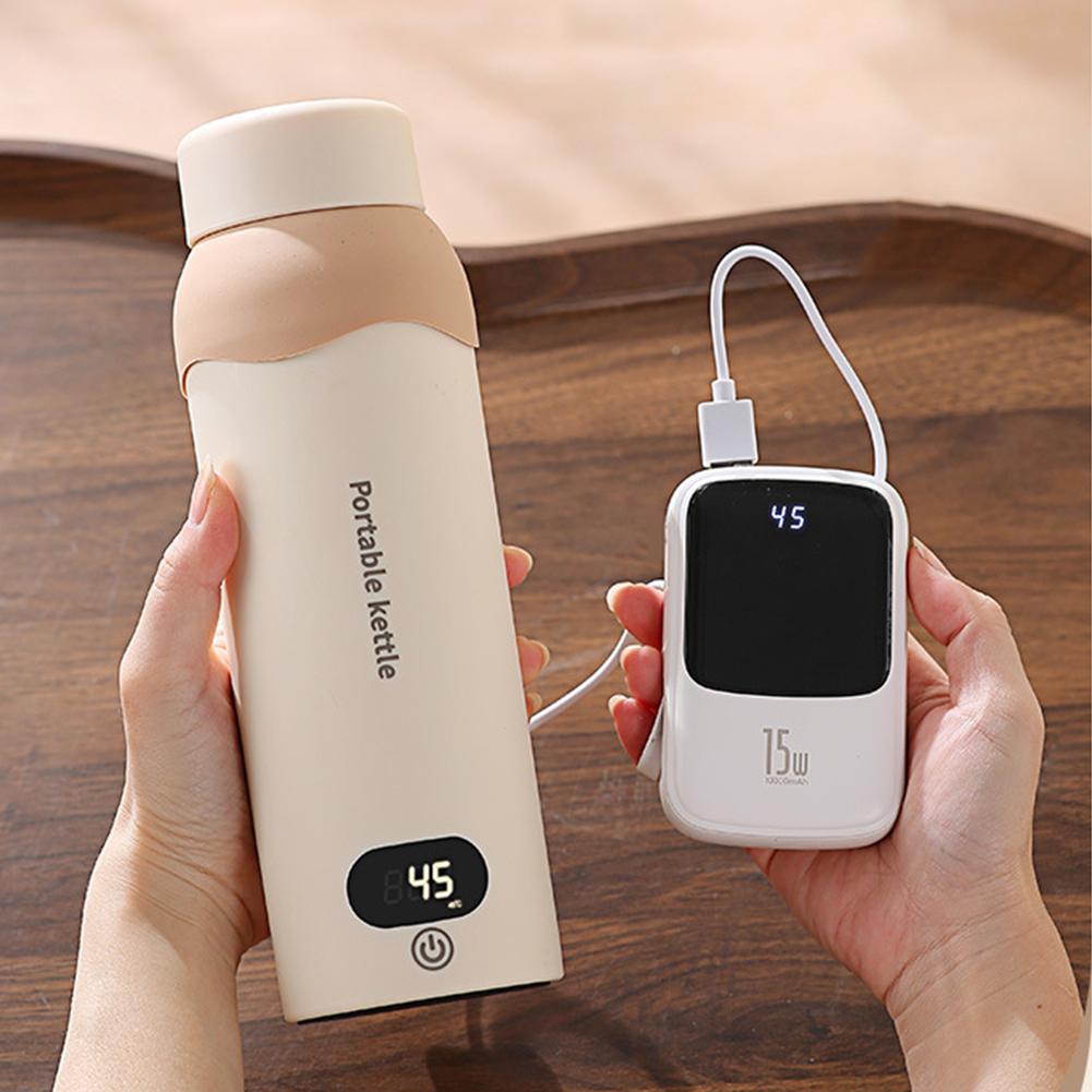 Camping Cooking Electric - 500ml LCD 전기 주전자, 304 스테인리스