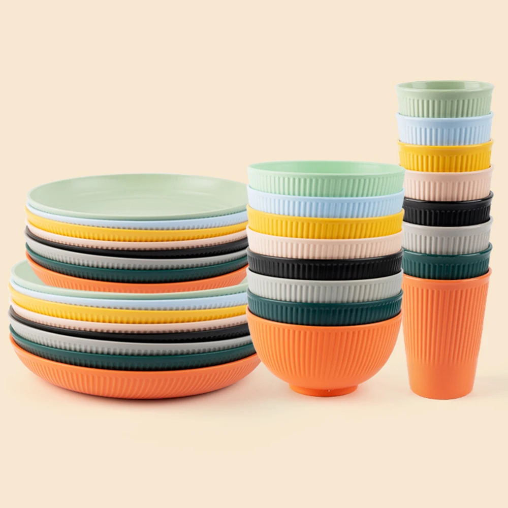 Camping Cooking And Eating Set - 소풍 캠핑용 휴대용 식기 세트, 그릇