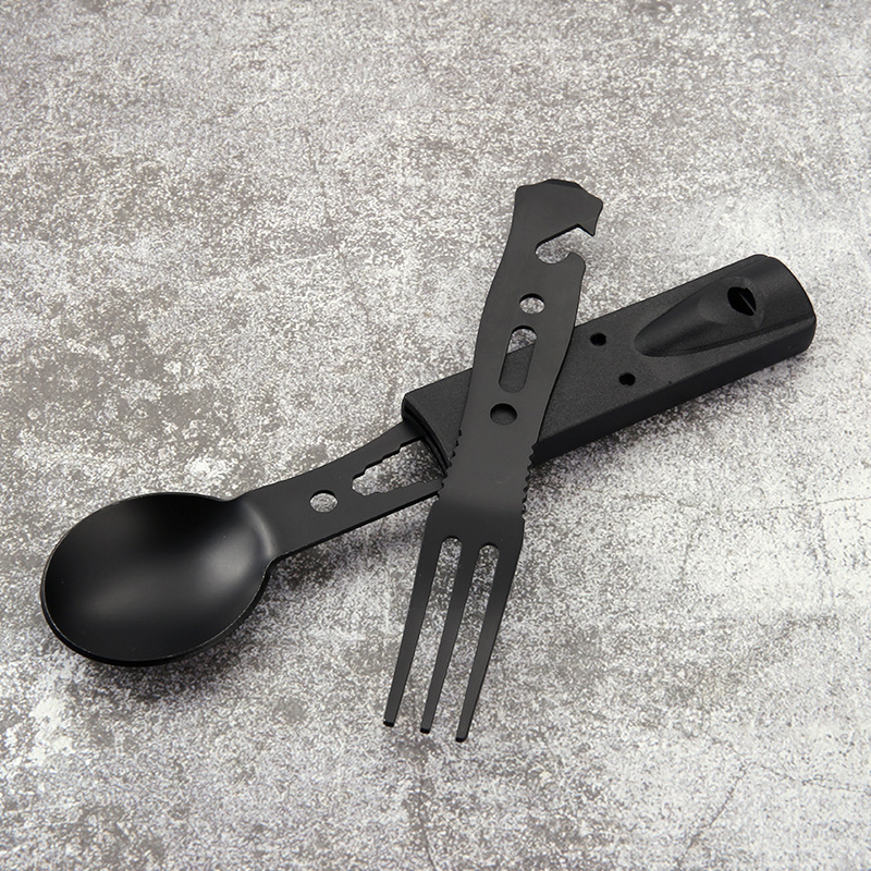 스테인리스 스틸 캠핑 식기 세트, 야외 하이킹 피크닉용 - Camping Cooking And Cutlery Set 리뷰 및 가격