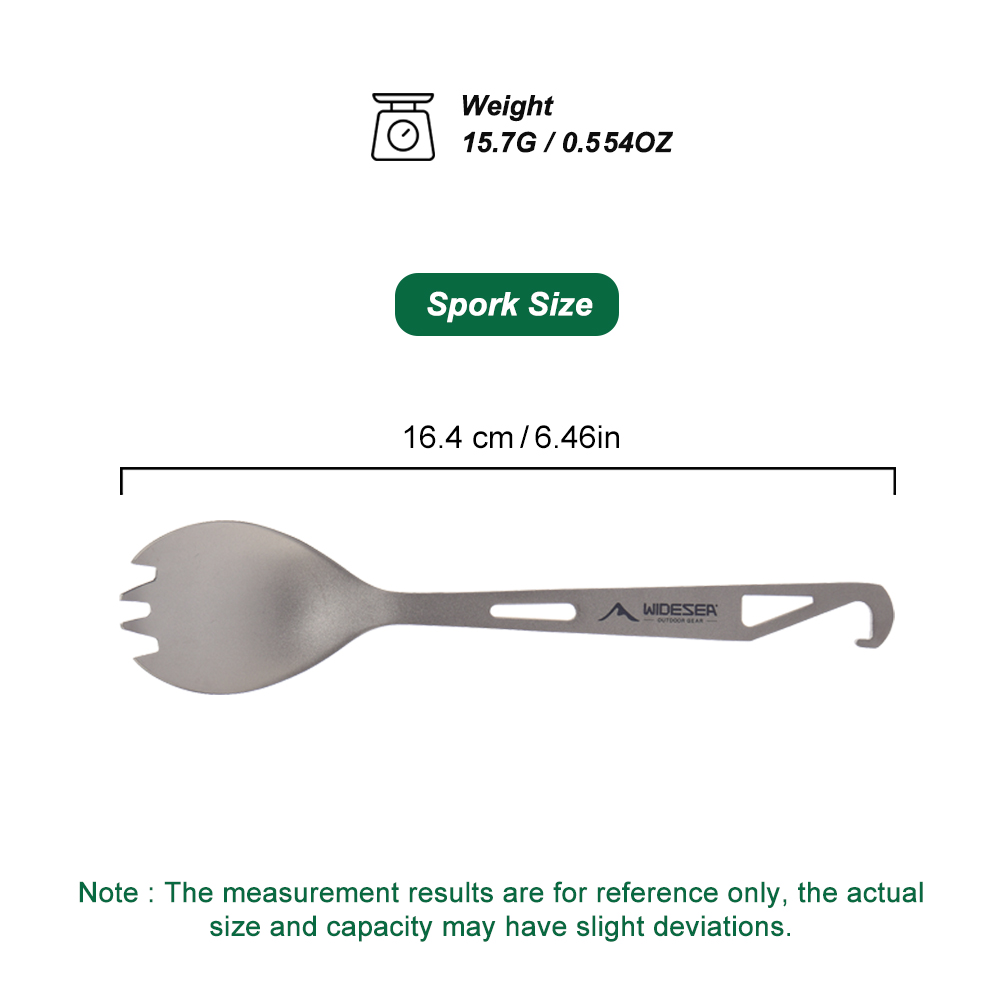 Widesea 캠핑 요리 세트 스포크 티타늄 스푼 여행 - Camping Cooking And Cutlery Set 리뷰 및 가격