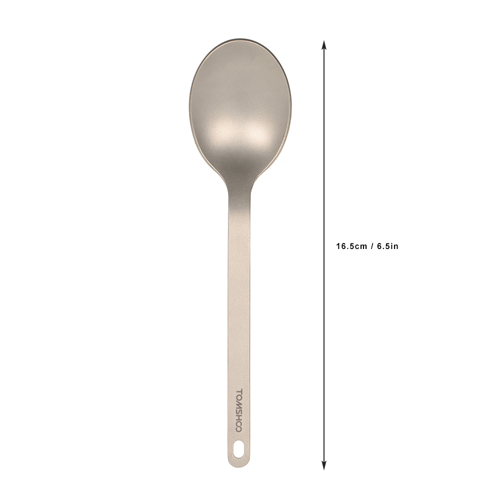 TOMSHOO 티타늄 식기 저녁 식사 숟가락 홈 야외  - Camping Cooking And Cutlery Set 리뷰 및 가격
