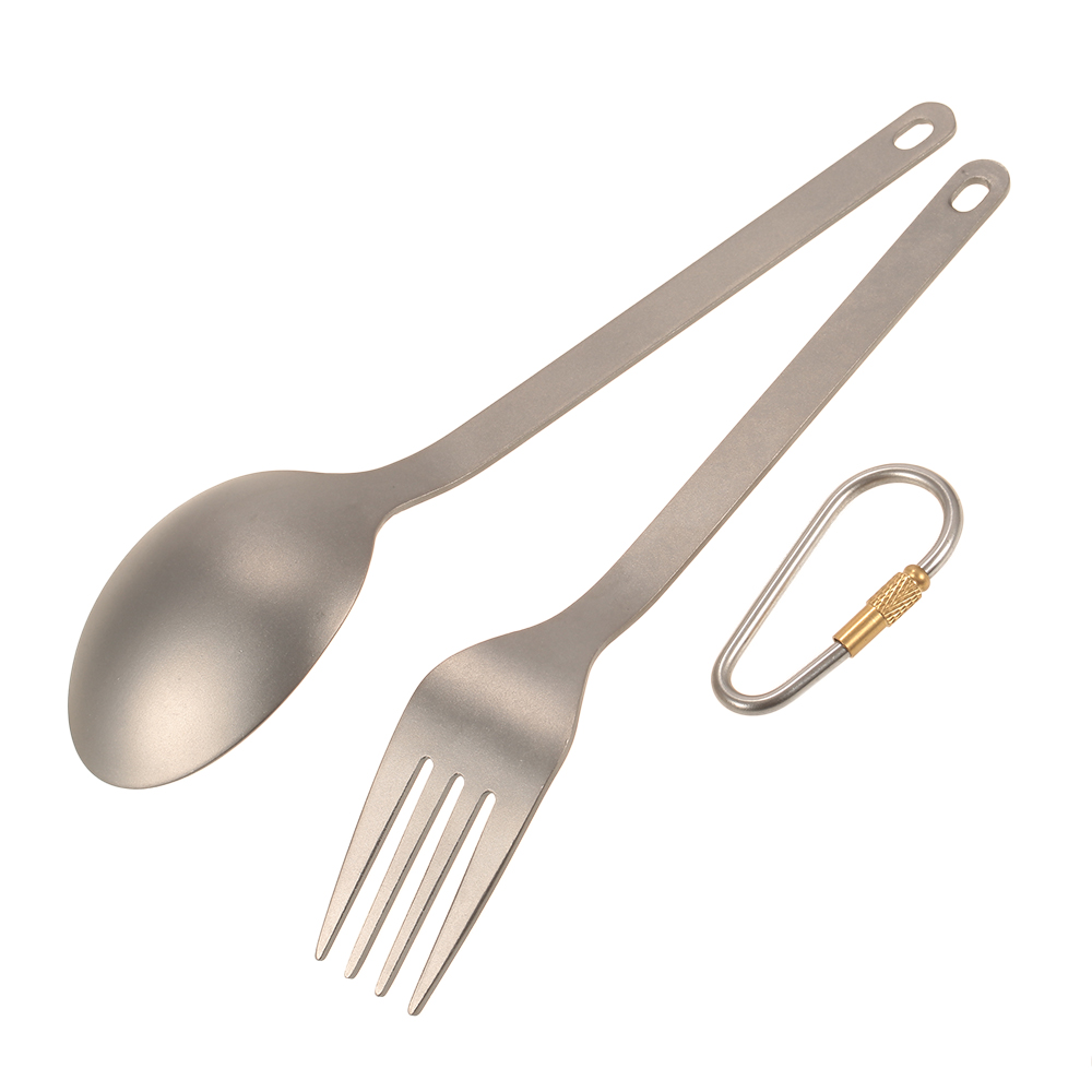 TOMSHOO 티타늄 식기 저녁 식사 숟가락 홈 야외  - Camping Cooking And Cutlery Set 리뷰 및 가격