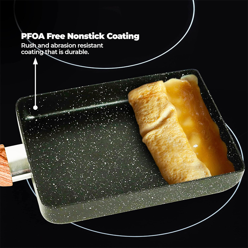 일본식 오믈렛 팬, 화상 방지 손잡이가 있는 계란말이  - Camping Cooking Without Gas 리뷰 및 가격