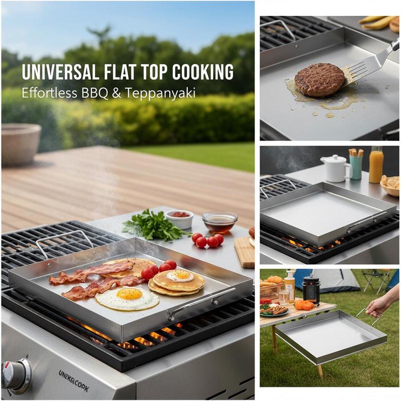 범용 플랫탑 그리들 18x16인치 캠핑, 테일게이팅 파 - Camping Cooking Range 리뷰 및 가격