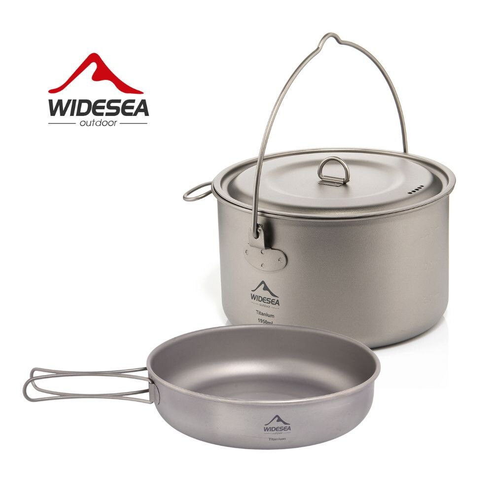 Widesea 캠핑 식기 티타늄 조리기구 세트, 관광  - Camping Cooking And Cutlery Set 리뷰 및 가격