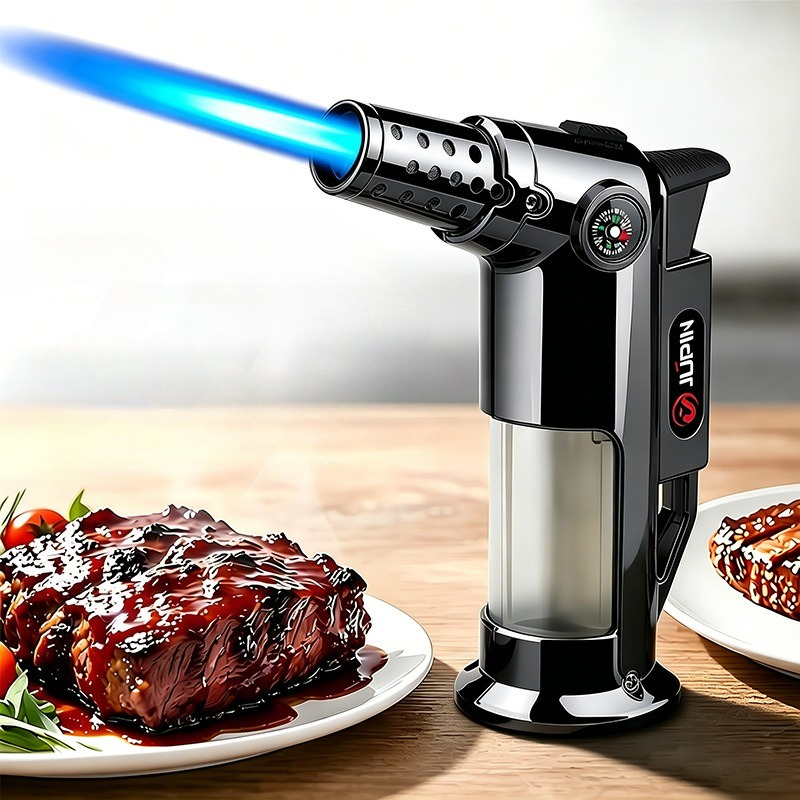 재충전 가능한 부탄 토치 라이터 (나침반 포함, 방풍  - Camping Cooking Flame 리뷰 및 가격