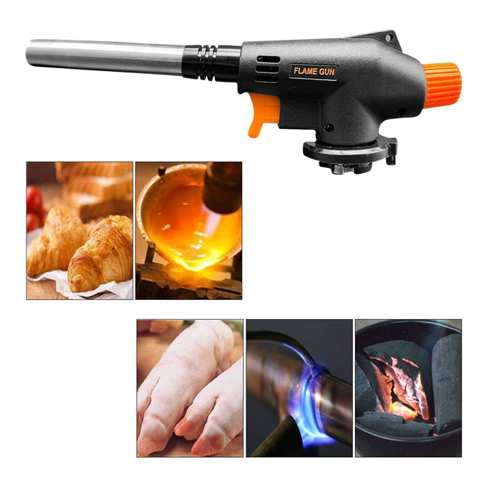 용접 토치 휴대용 가스 토치 불꽃 가스 버너 점화 바베 - Camping Cooking Flame 리뷰 및 가격