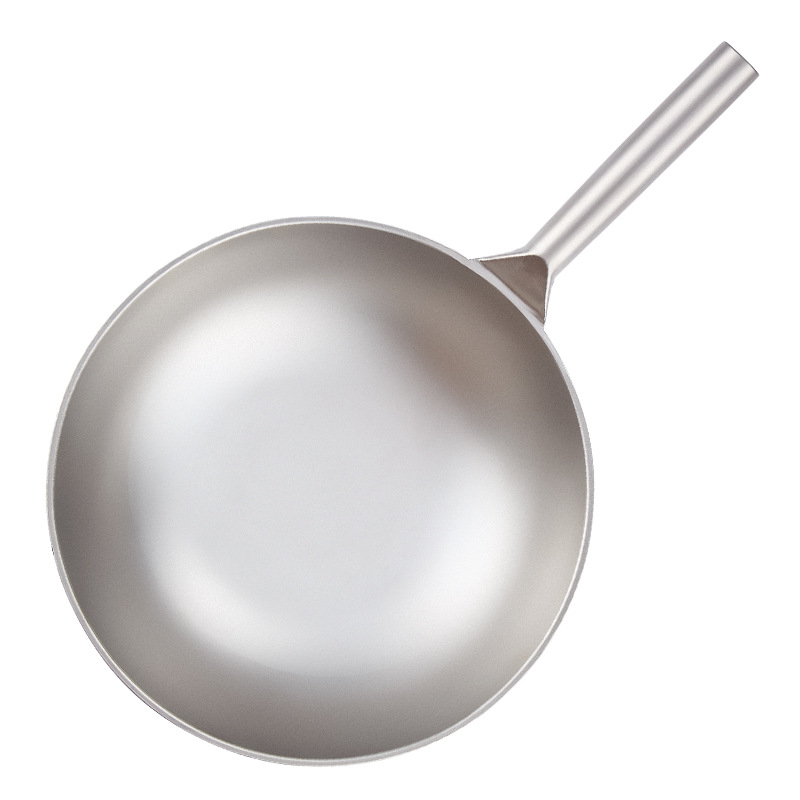 30/32/34/36/38cm 순수 티타늄 둥근바닥 웍 - Camping Cooking Without Gas 리뷰 및 가격