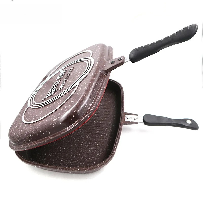 양면 프라이팬, 다이캐스팅 그릴 팬, 논스틱 베이킹 B - Camping Cooking Without Gas 리뷰 및 가격