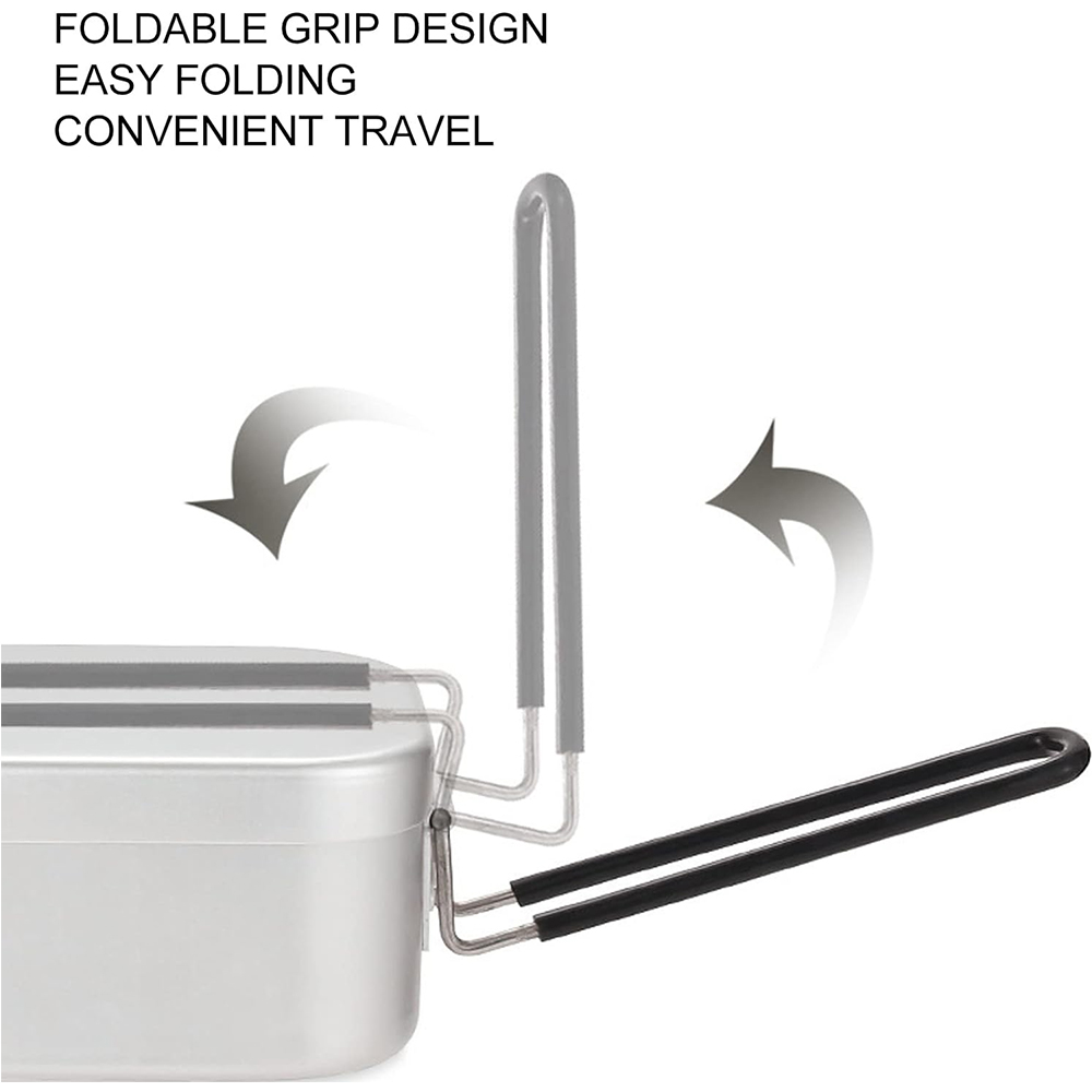 800ML 알루미늄 도시락 상자 야외 캠핑 조리기구 식 - Camping Outdoor Cooking Set 리뷰 및 가격