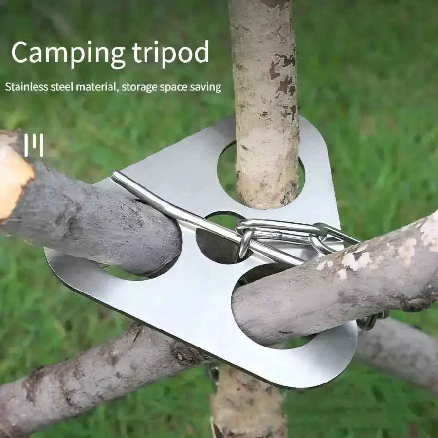 스테인레스 스틸 휴대용 캠핑 삼각대 걸이 조절 체인,  - Camping Cooking Hanger 리뷰 및 가격