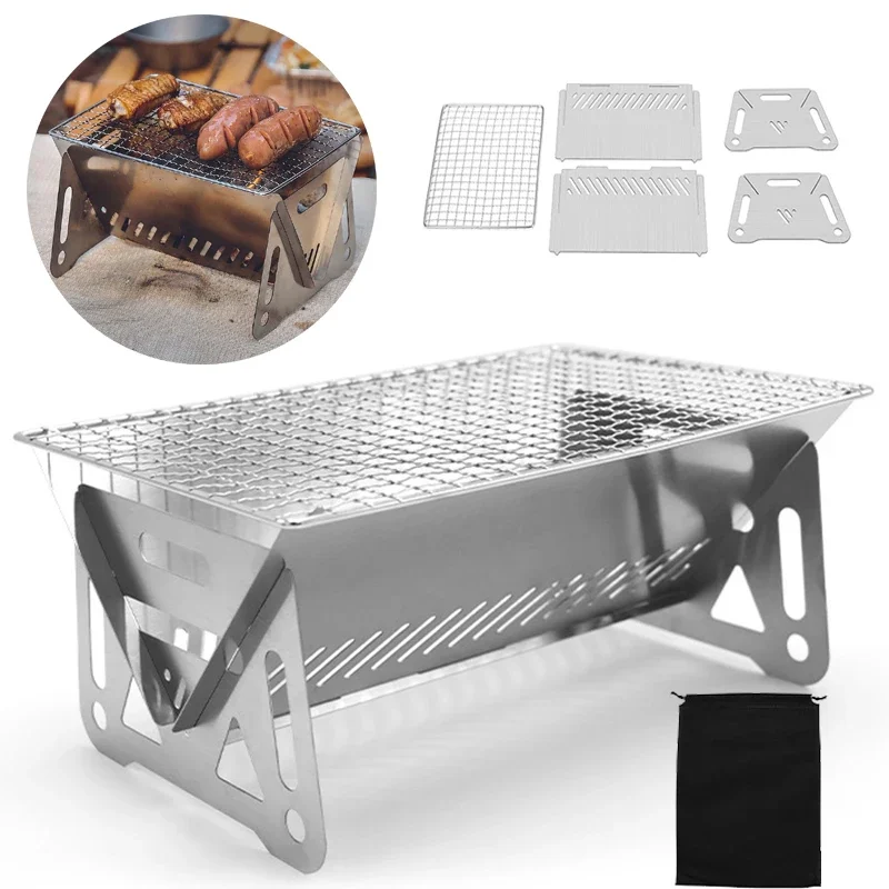 그릴 바베큐 그릴 바베큐 그리드 바베큐 주방 용품 목재 - Camping Cooking Range 리뷰 및 가격