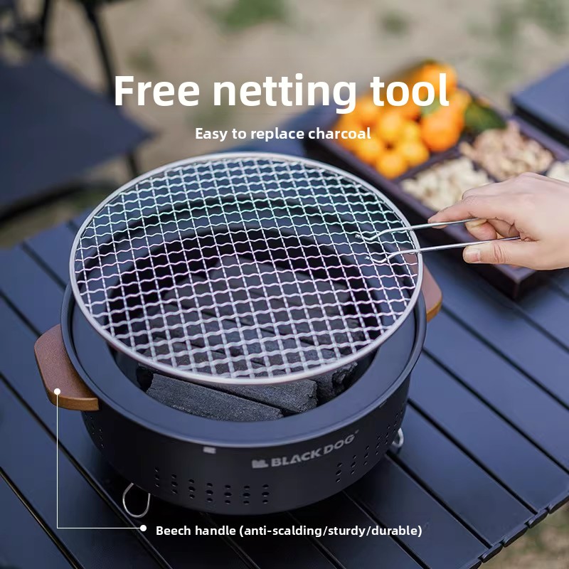 캠핑 장비 야외 바베큐 그릴 원형 테이블탑 바베큐 그릴 - Camping Cooking Range 리뷰 및 가격