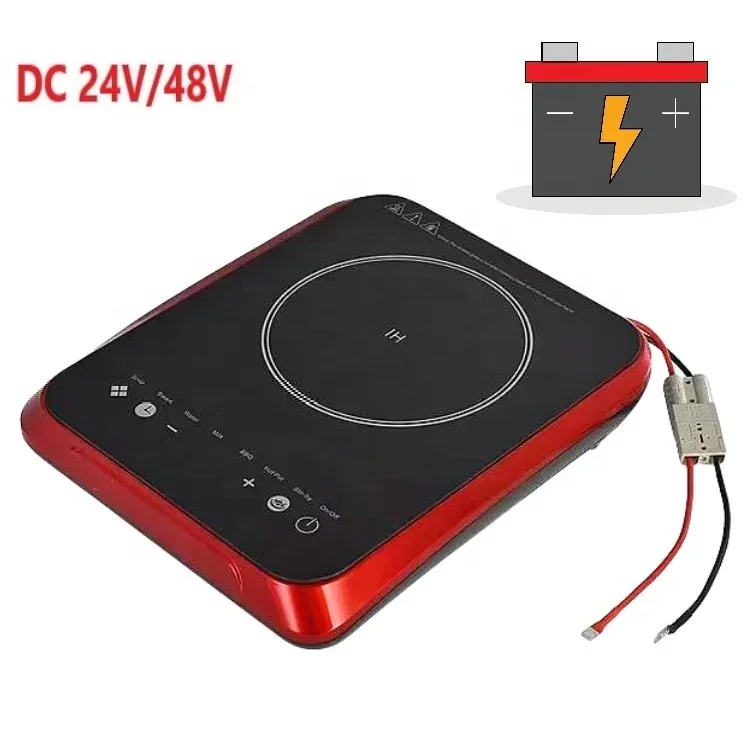 터치 버튼 태양열 24볼트 48볼트 전기 히터 인덕션  - Camping Cooking Electric 리뷰 및 가격
