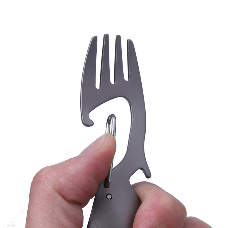 다기능 티타늄 합금 포크 스푼, 초경량 야외 캠핑 카라 - Camping Cooking And Cutlery Set 리뷰 및 가격