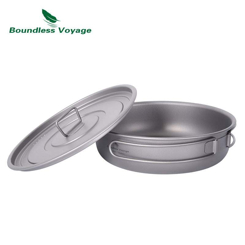 무한 항해 티타늄 프라이팬 접이식 손잡이 뚜껑 야외 캠 - Camping Cooking Range 리뷰 및 가격