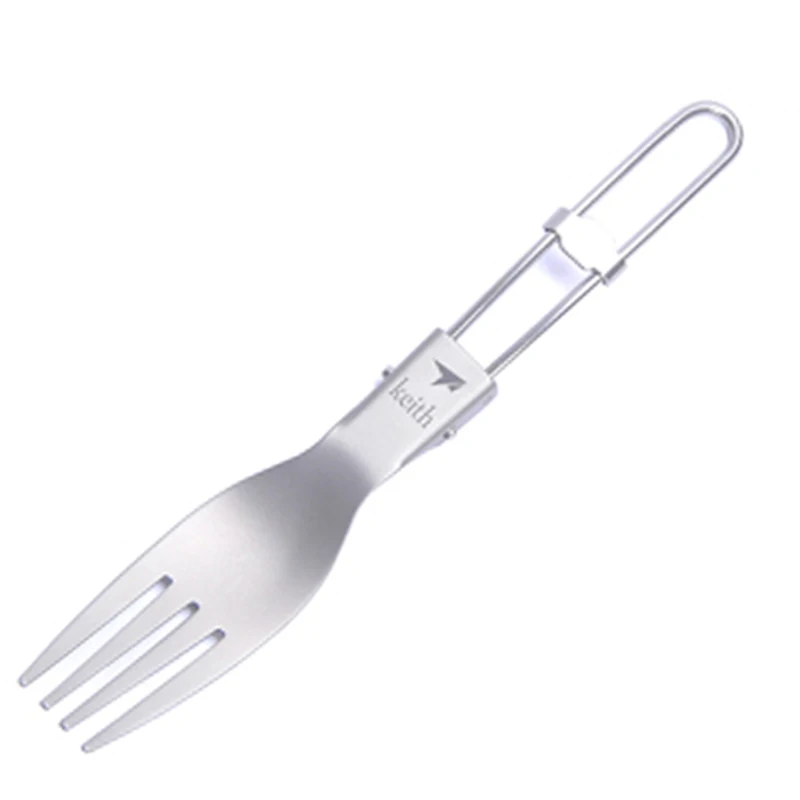 키이스 야외 티타늄 접이식 숟가락 스포크 나이프 포크  - Camping Cooking And Cutlery Set 리뷰 및 가격