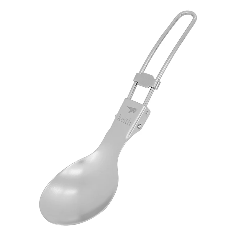 키이스 야외 티타늄 접이식 숟가락 스포크 나이프 포크  - Camping Cooking And Cutlery Set 리뷰 및 가격