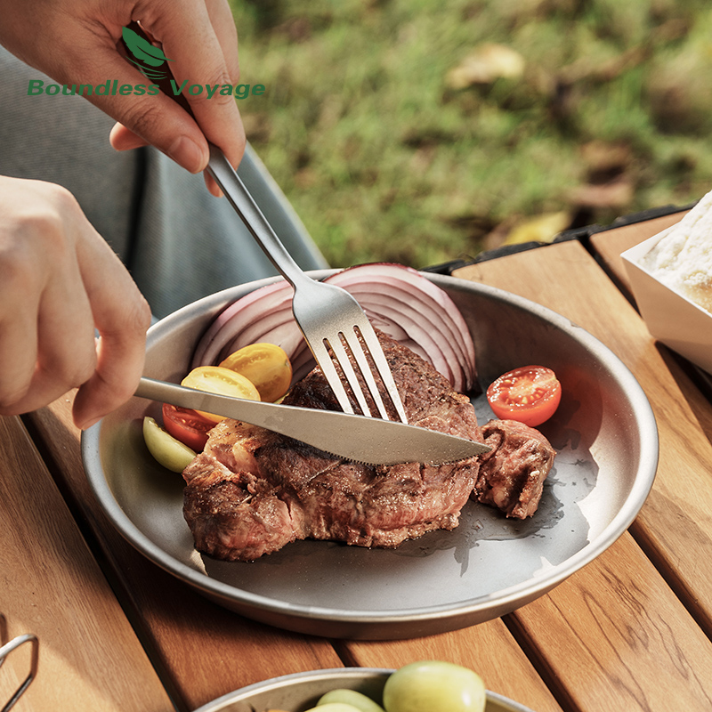 Boundless Voyage 티타늄 디너 세트, 캠핑 - Camping Cooking And Cutlery Set 리뷰 및 가격