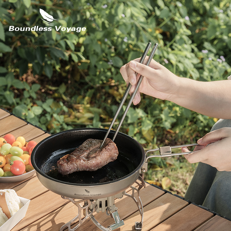 Boundless Voyage 티타늄 디너 세트, 캠핑 - Camping Cooking And Cutlery Set 리뷰 및 가격