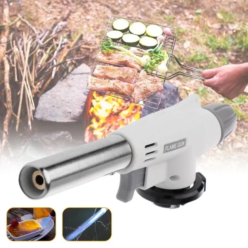 휴대용 불꽃 총 캠핑 바베큐 디저트, 납땜, 요리 난방 - Camping Cooking Torch 리뷰 및 가격