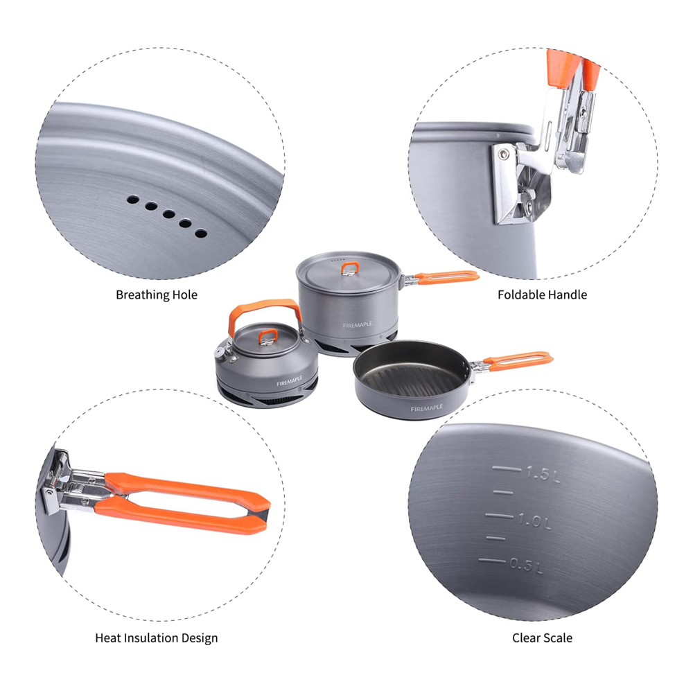 Fire Maple 캠핑 조리기구 하이킹 피크닉 열 교 - Camping Cooking Pot Set 리뷰 및 가격