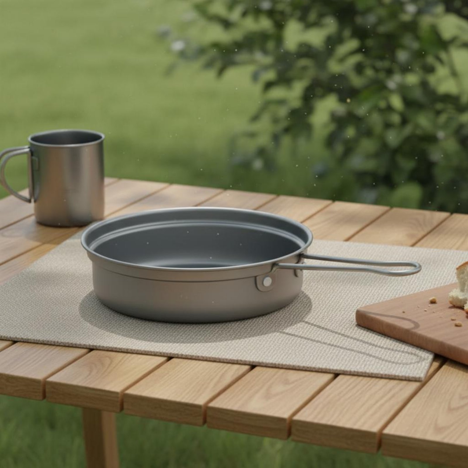 2 조각 금속 캠핑 요리 세트 고강도 배낭 여행용 조리 - Camping Cooking Dining Set 리뷰 및 가격