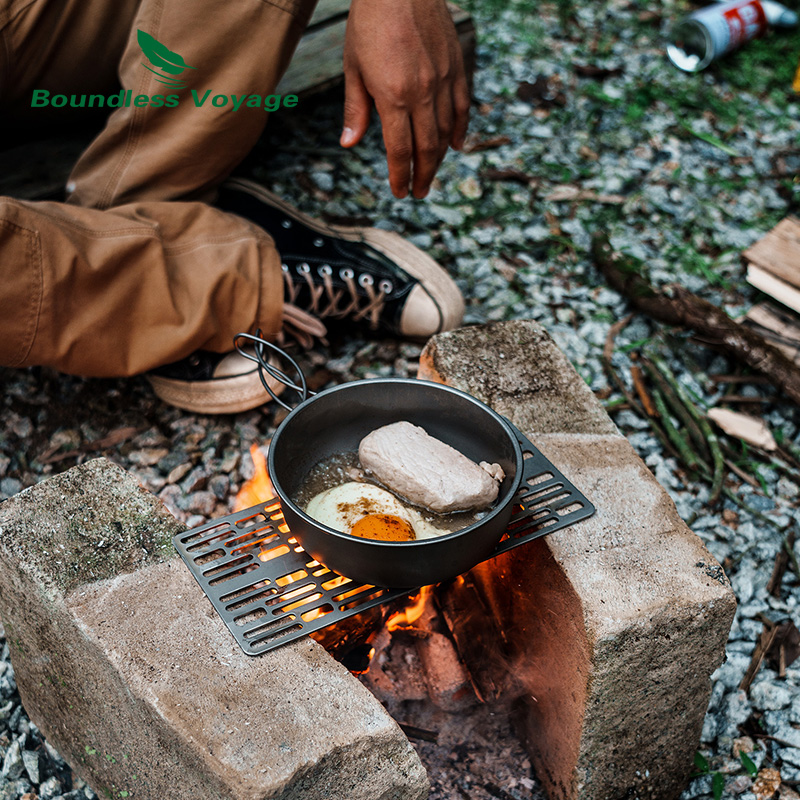 무한 항해 야외 캠핑 티타늄 숯불 바베큐 그릴 플레이트 - Camping Outdoor Cooking Set 리뷰 및 가격
