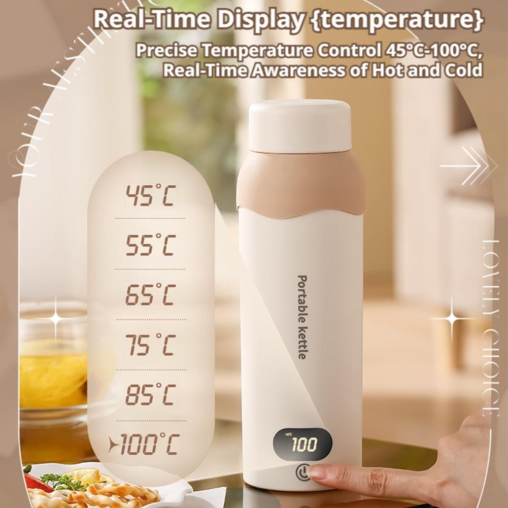 500ml LCD 전기 주전자, 304 스테인리스 스틸 - Camping Cooking Electric 리뷰 및 가격
