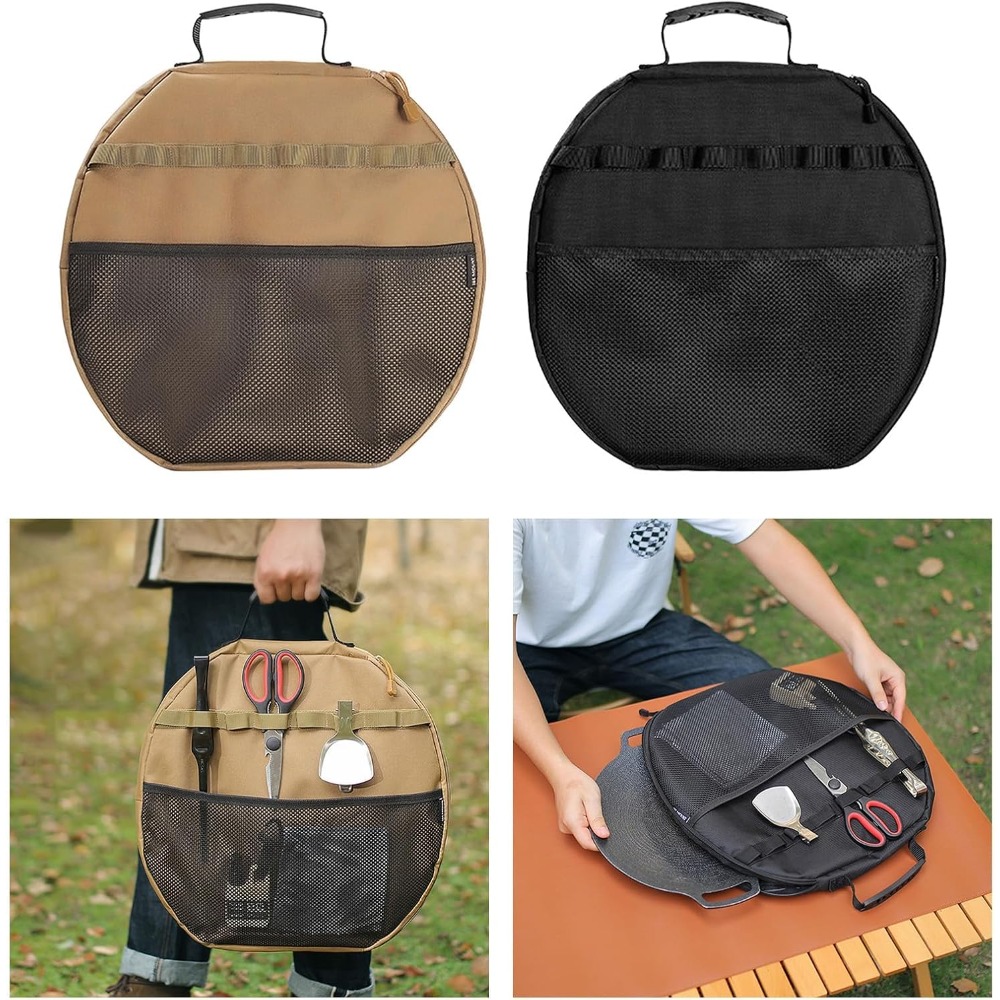 그릴 팬 보관 가방, 프라이팬 및 그릴용 휴대용 파우치 - Camping Cooking Range 리뷰 및 가격
